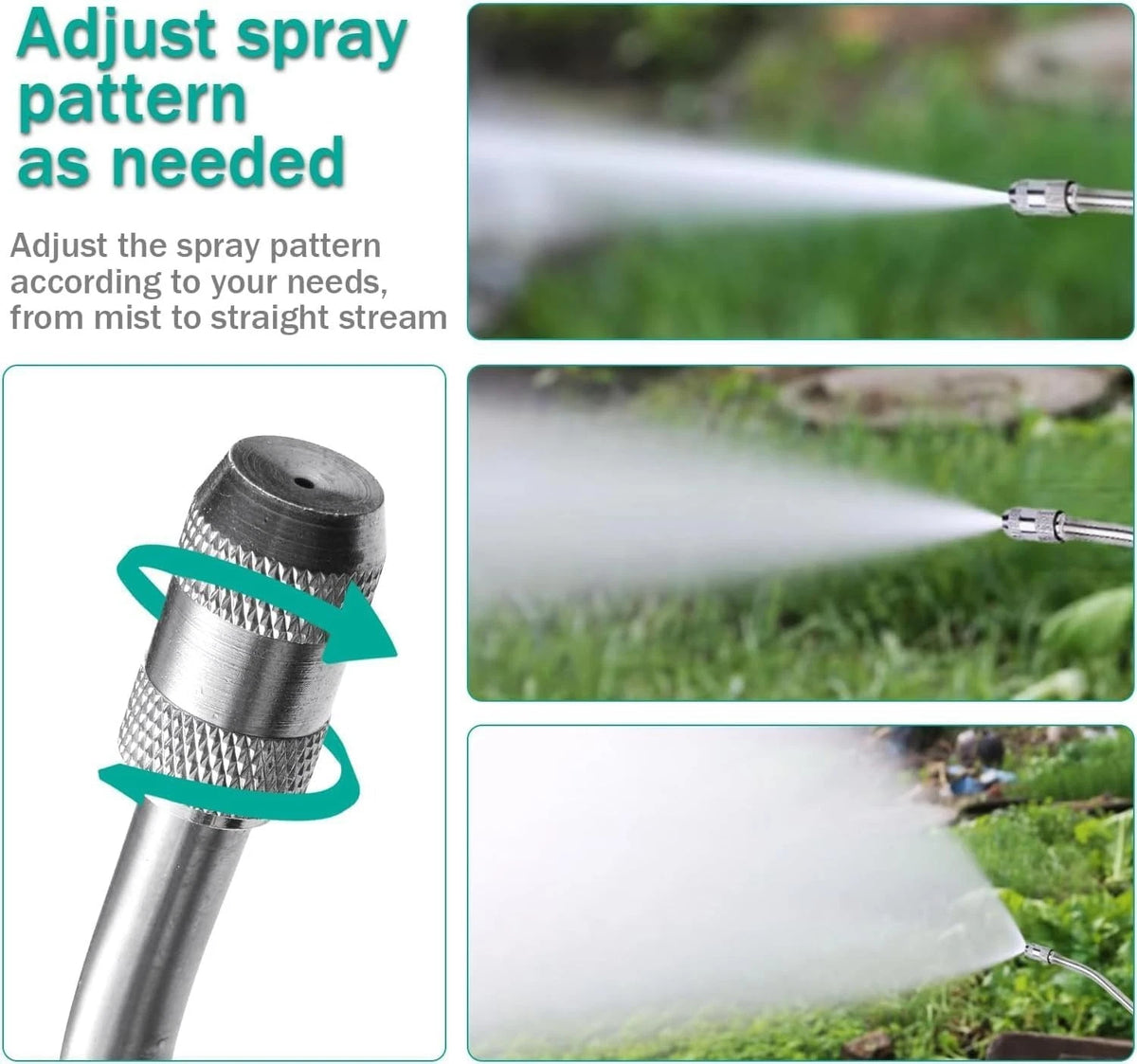 2Pcs 16 inches (L) x 2 (W) x 2 (H), Replacement Sprayer Wand