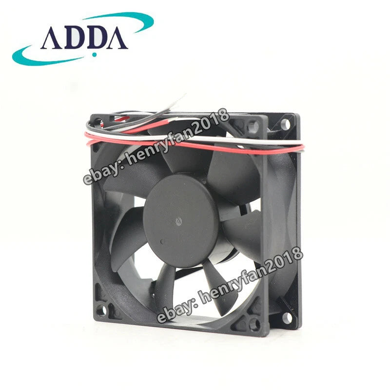 ADDA AD08012HX257304 Axial Fan 12V 0.18A 80*80*25MM 3wire High Speed Cooling Fan