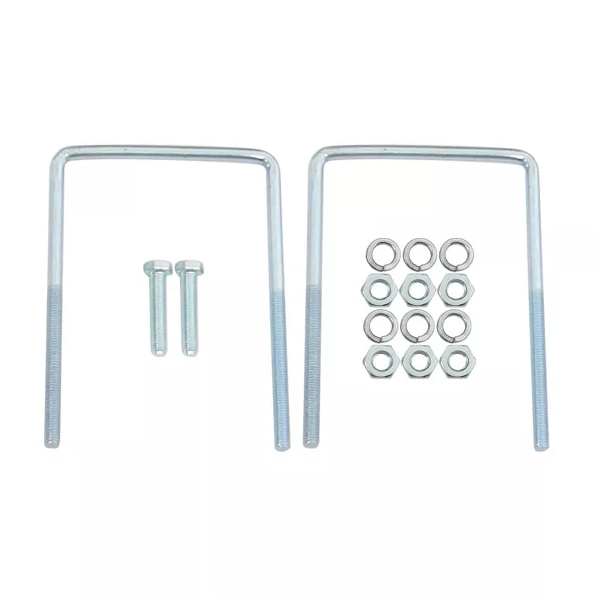 Two-Step Steel Boat Trailer Ladder with Handrail and Hardware