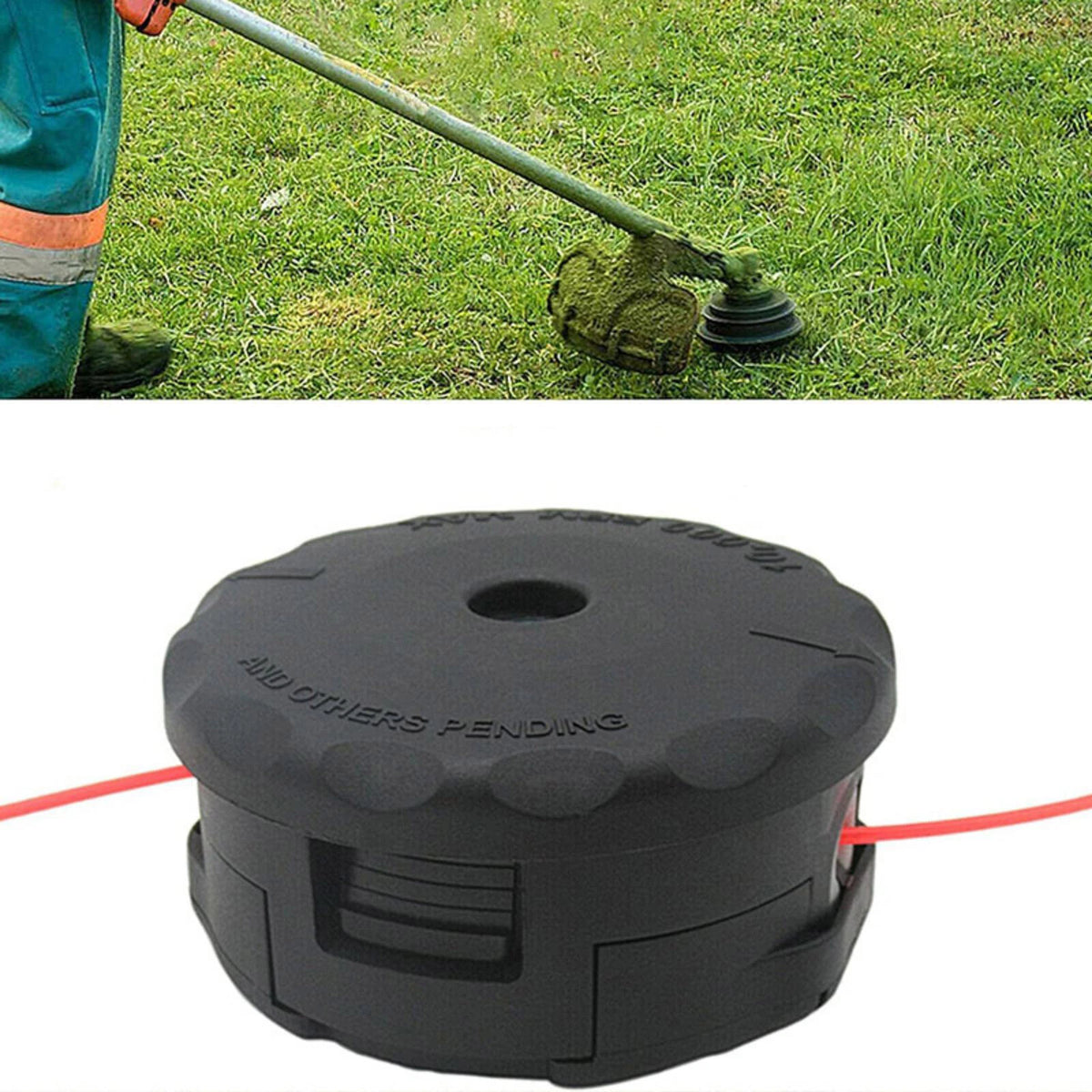 1PC Black Plastic Trimmer Head Replace For Echo SRM Straight Shaft Trimmers