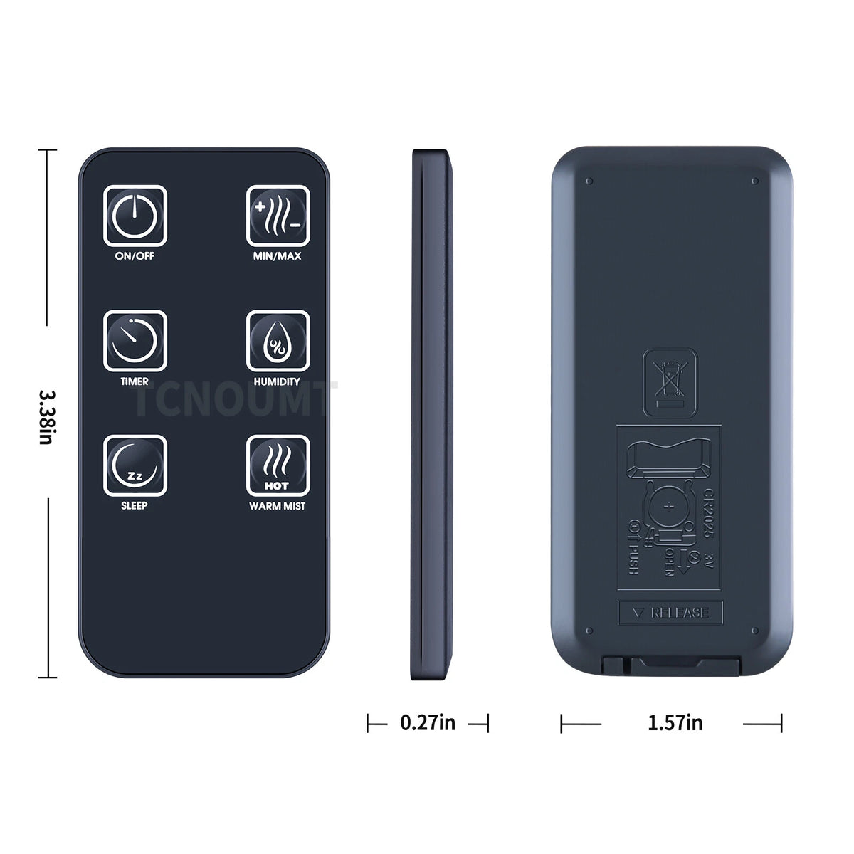 Replacement Remote Control For HuPro Pro-771 Premium Ultrasonic Humidifier