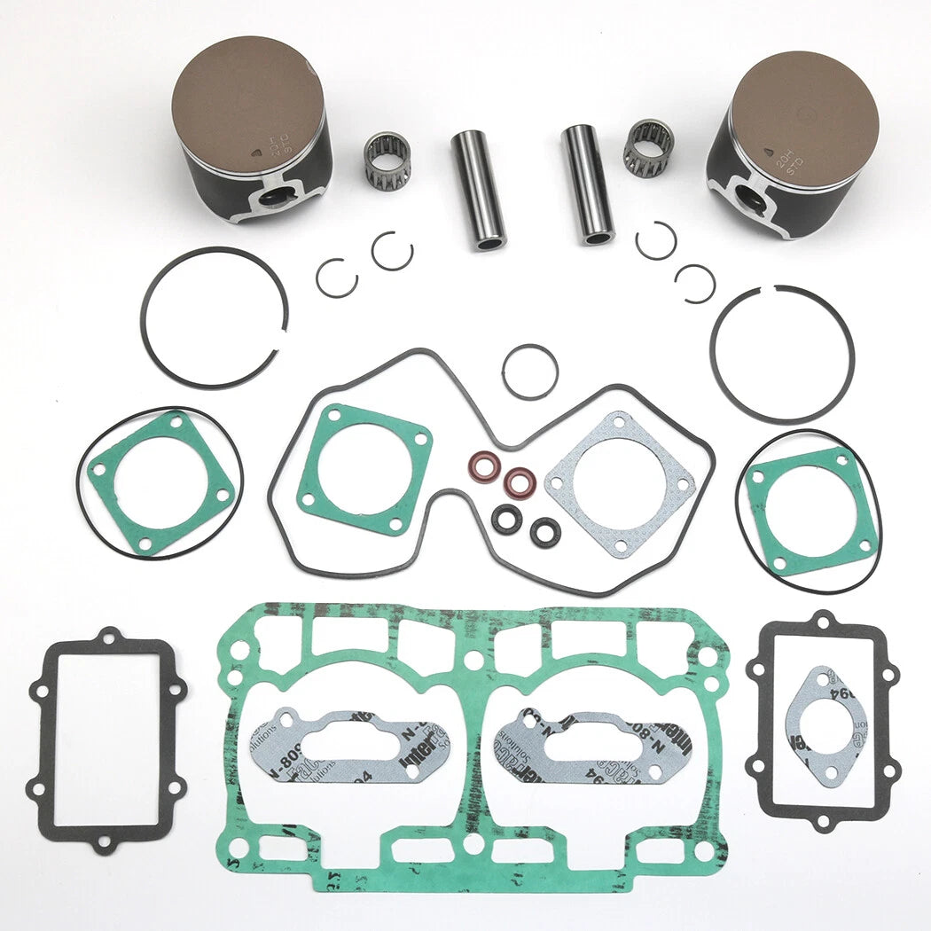 For Ski-doo Summit 800R 800 Top End Rebuild Kit Pistons Bearings Gaskets 2007-11