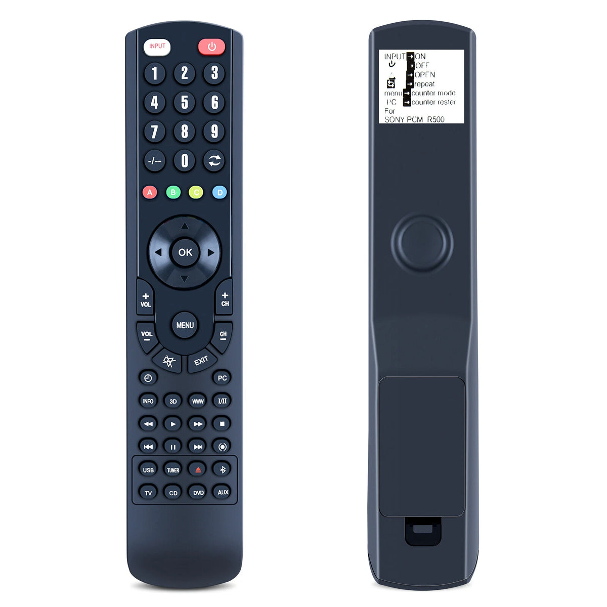 RM-D757 Replacement Remote Control For SONY DAT Recorder PCM-R500 PCM-R300