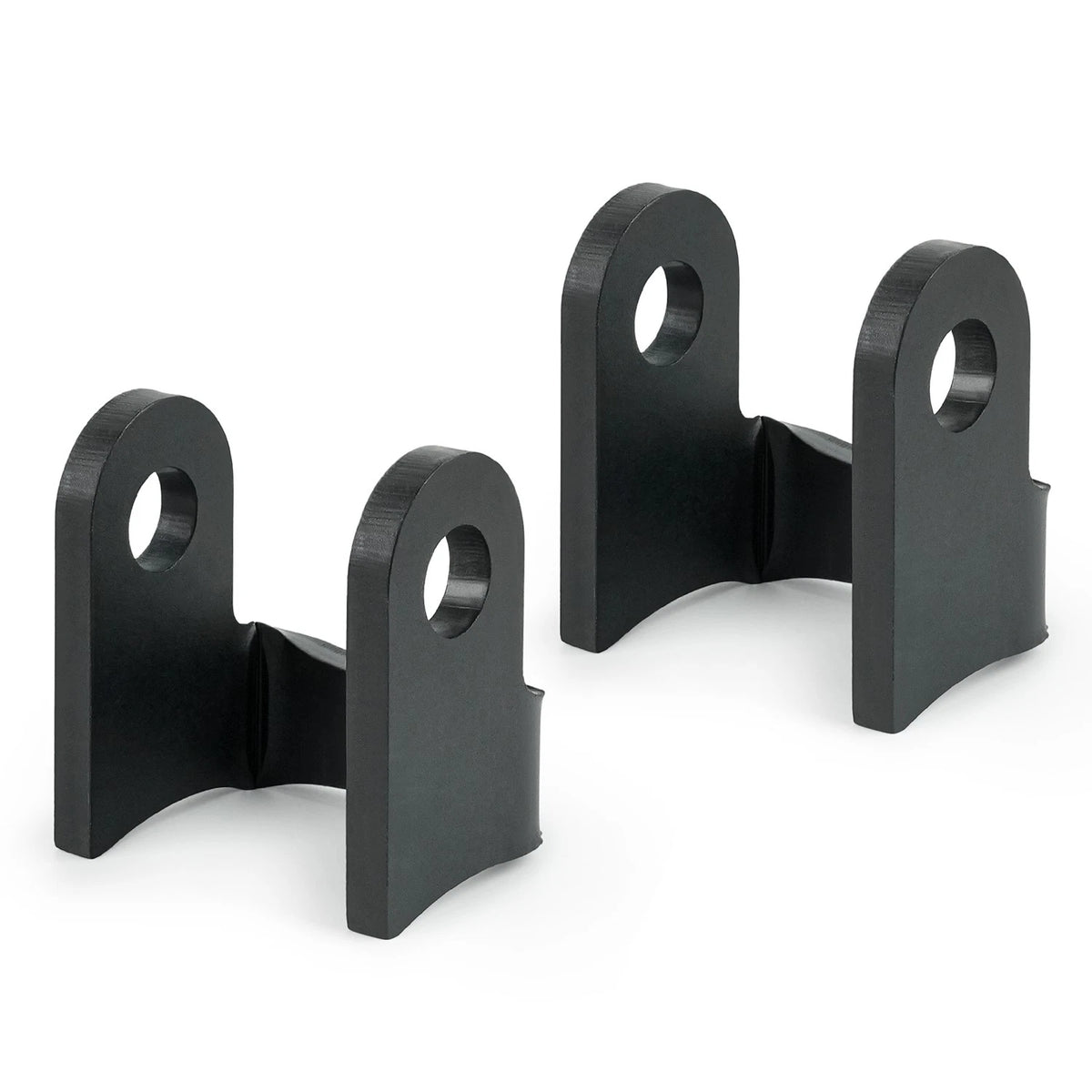 Set of 2 Shock Mount Brackets – 6mm Steel, 1/2" Bolt Hole, Fits 1.75"–3" Tube
