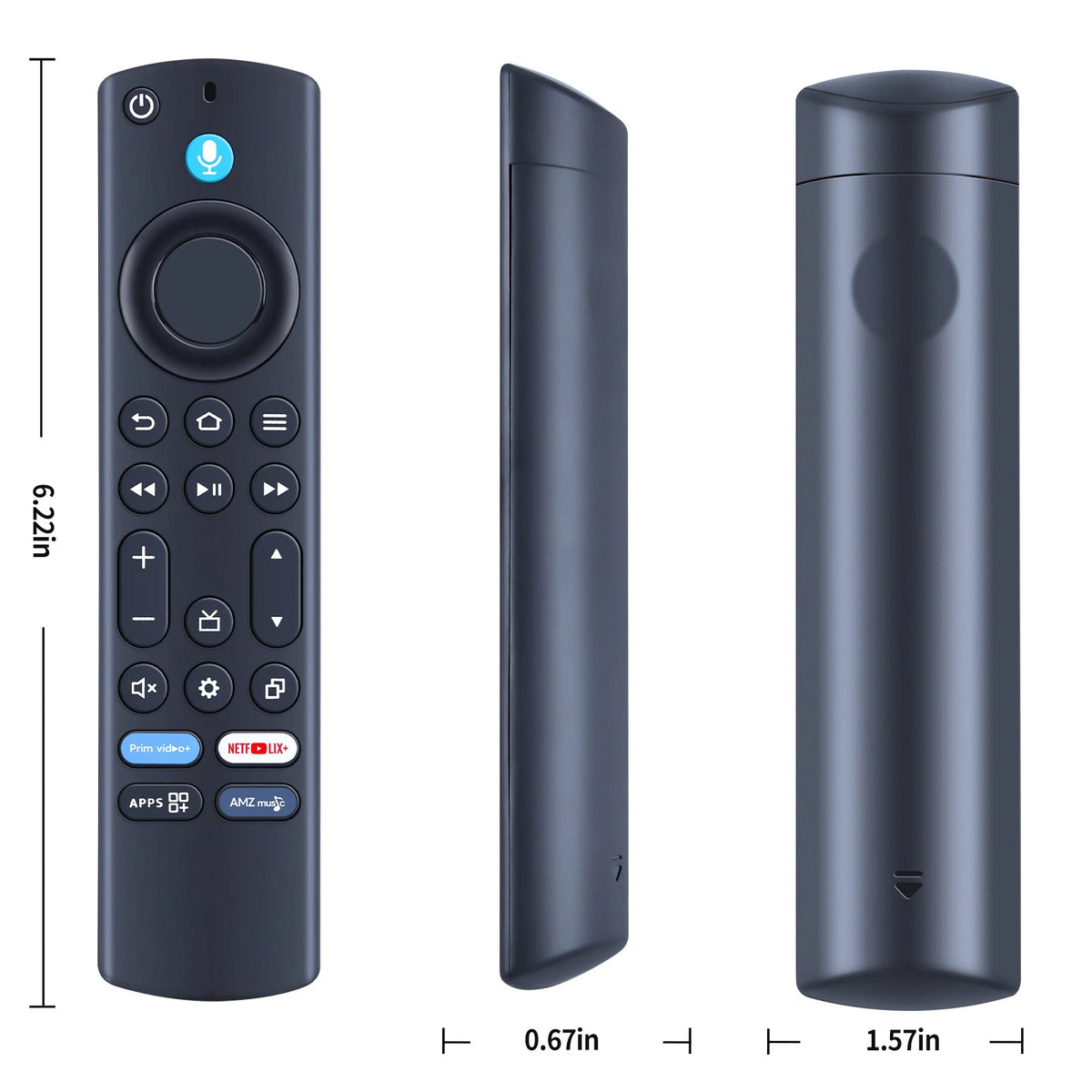 Voice Remote Control For Hisense QD6QF Series QLED 4K UHD Fire TV 43QD6QF