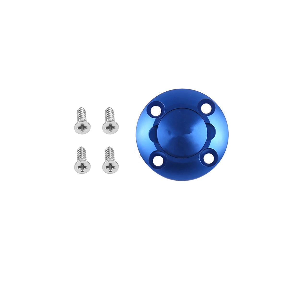 Blue Alloy Round Fuel Dot Cap Oil Tank Plug For RC Airplane Aircraft Model