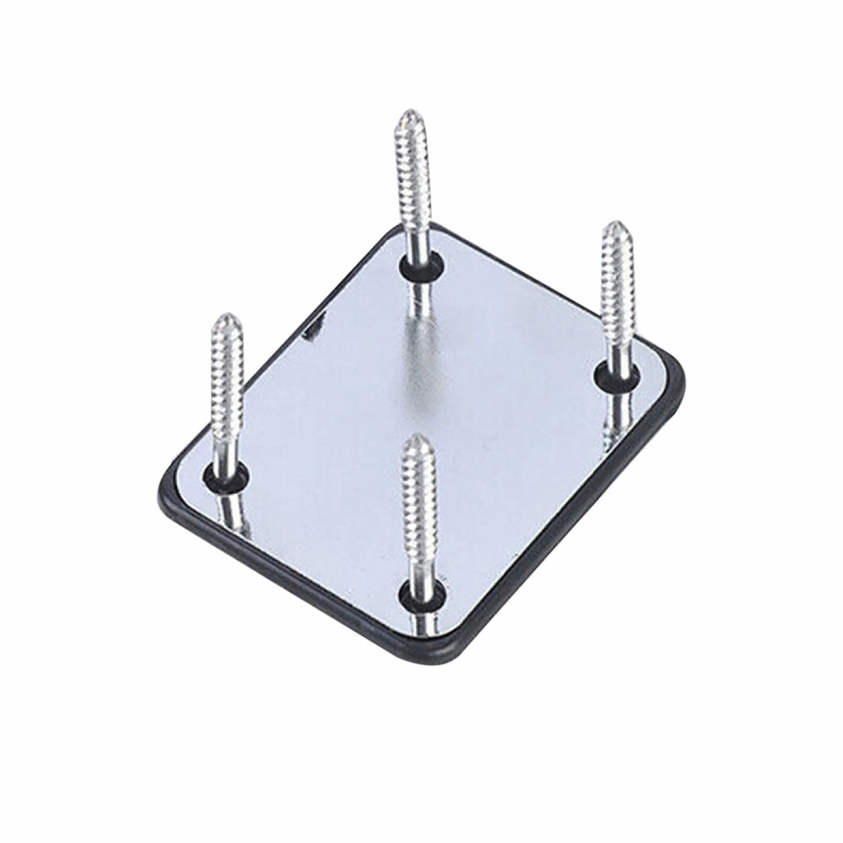Silver Neck Plate w/ 4 Screws For Strat Tele LP SG Jazz Bass Electric Guitars jj