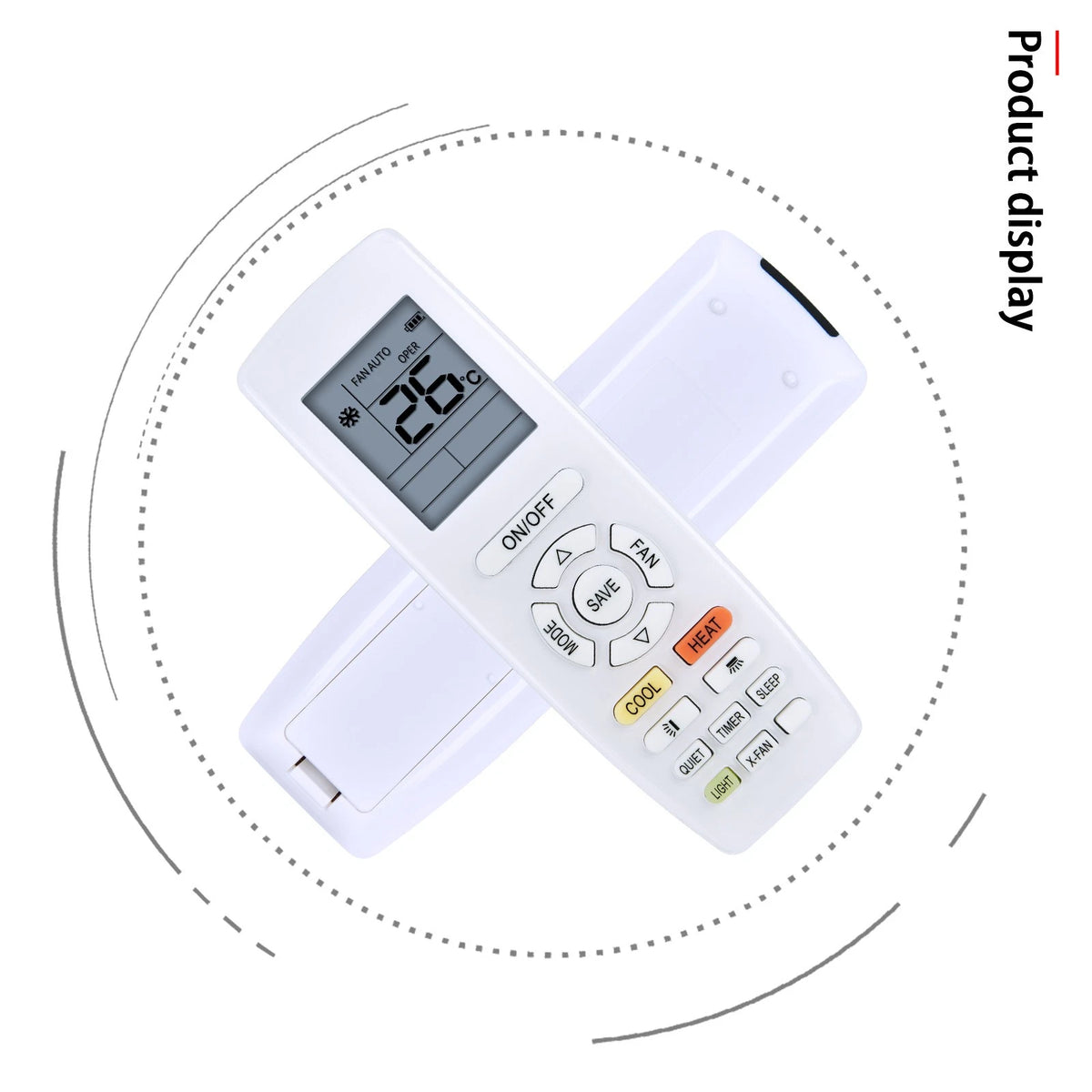 Replacement Remote Control For Gree YAPOF1 YAP1FB2F YAPOF3 Air Conditioner