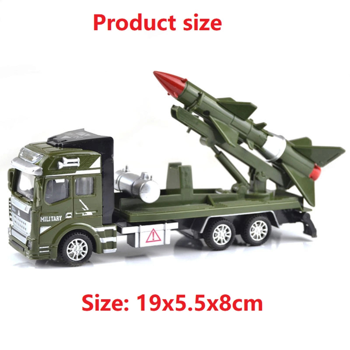 1:64 Pull Back Military Truck Car Model Collection Vehicle Toy Kids Gift Display