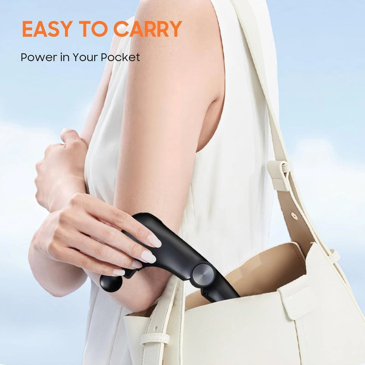 JOYSUWERUN Massage Gun with 10 Replacement Heads, Black