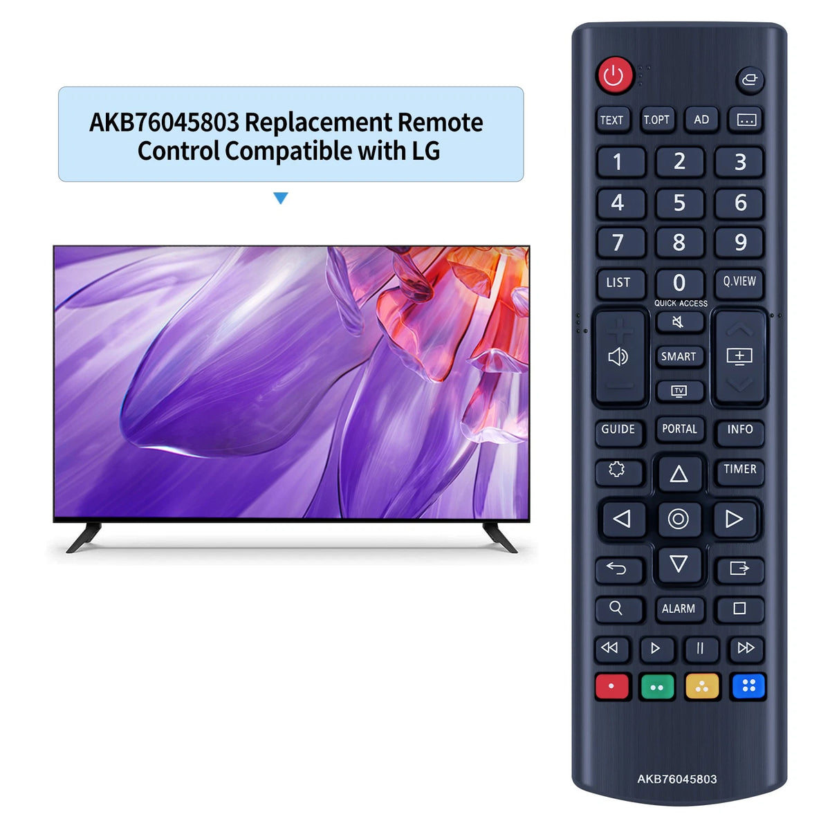 AKB76045803 Replace Remote Control For LG TV 40LX761H 43UU640C 32LN661HBLA