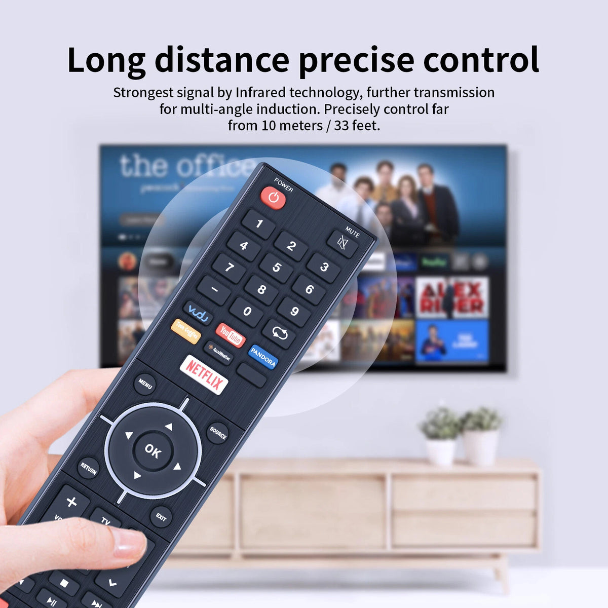 845-058-03B00 Remote Control For Westinghouse TV WD65NC4190 WE55UC4200