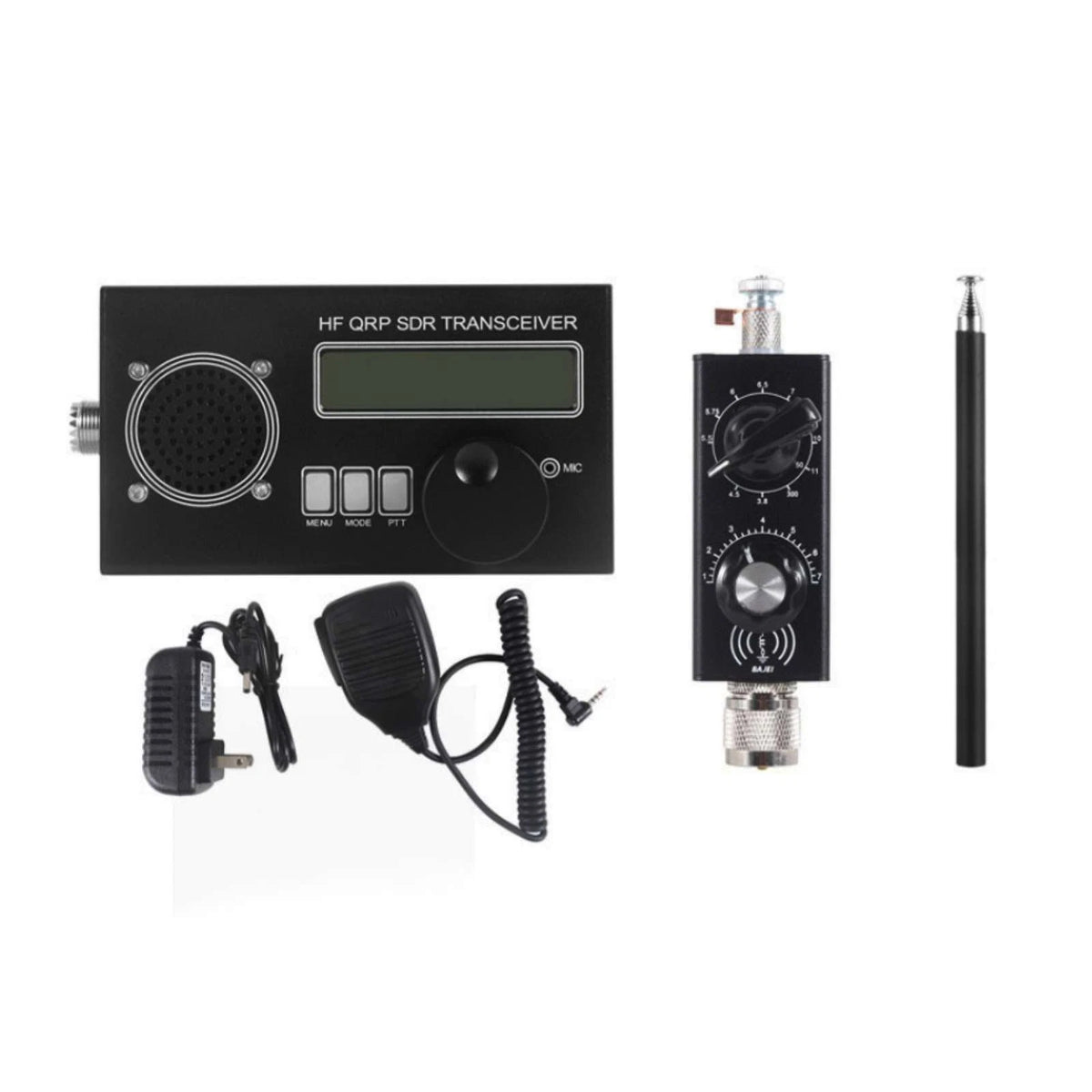 Durable 8-Band 10W USDR/USDX HF QRP SDR Transceiver SSB/CW Transceiver w/Antenna