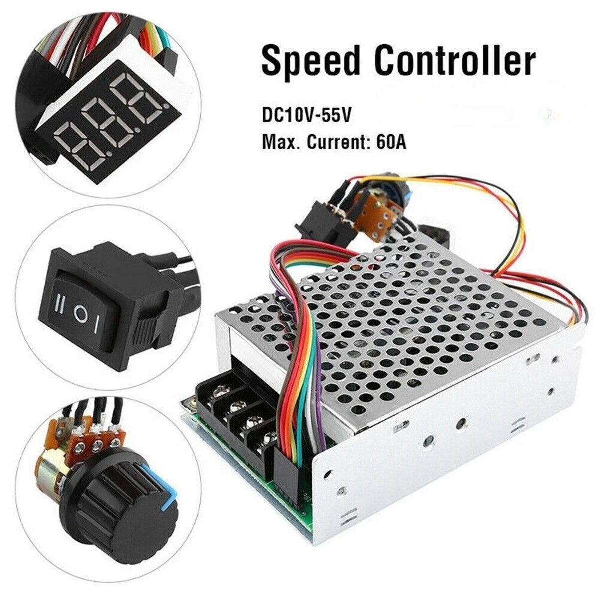 Motor Speed Controller Component Repairing Accessories For DC Motor