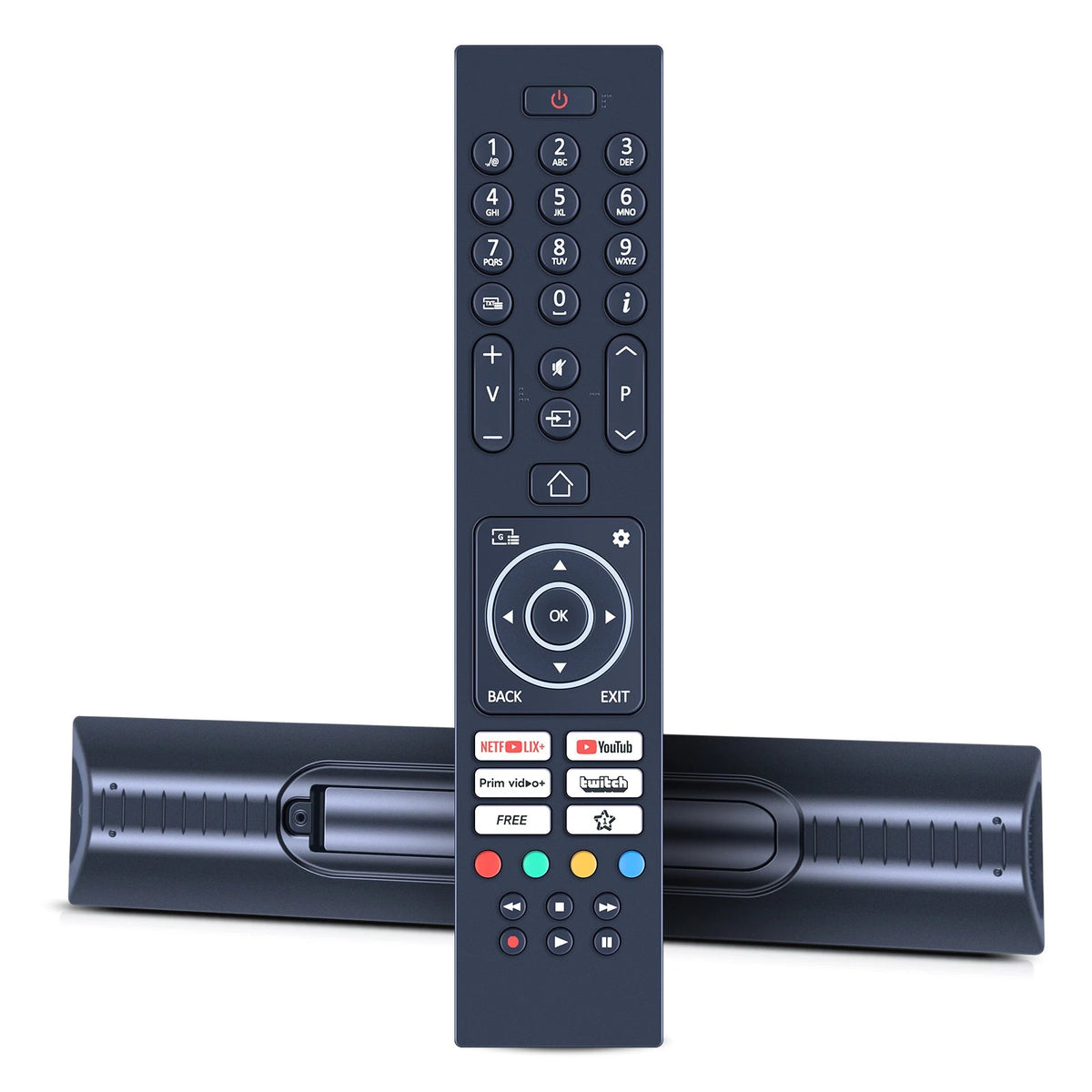 Replacement Remote Control For JVC LT-65VUQ3455 Smart TV