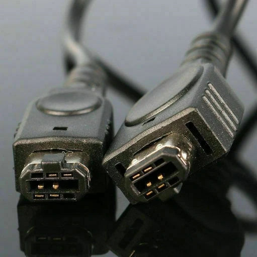 Black Game Link Connect Cable Cord For Nintendo Gameboy Advance GBA SP Black C