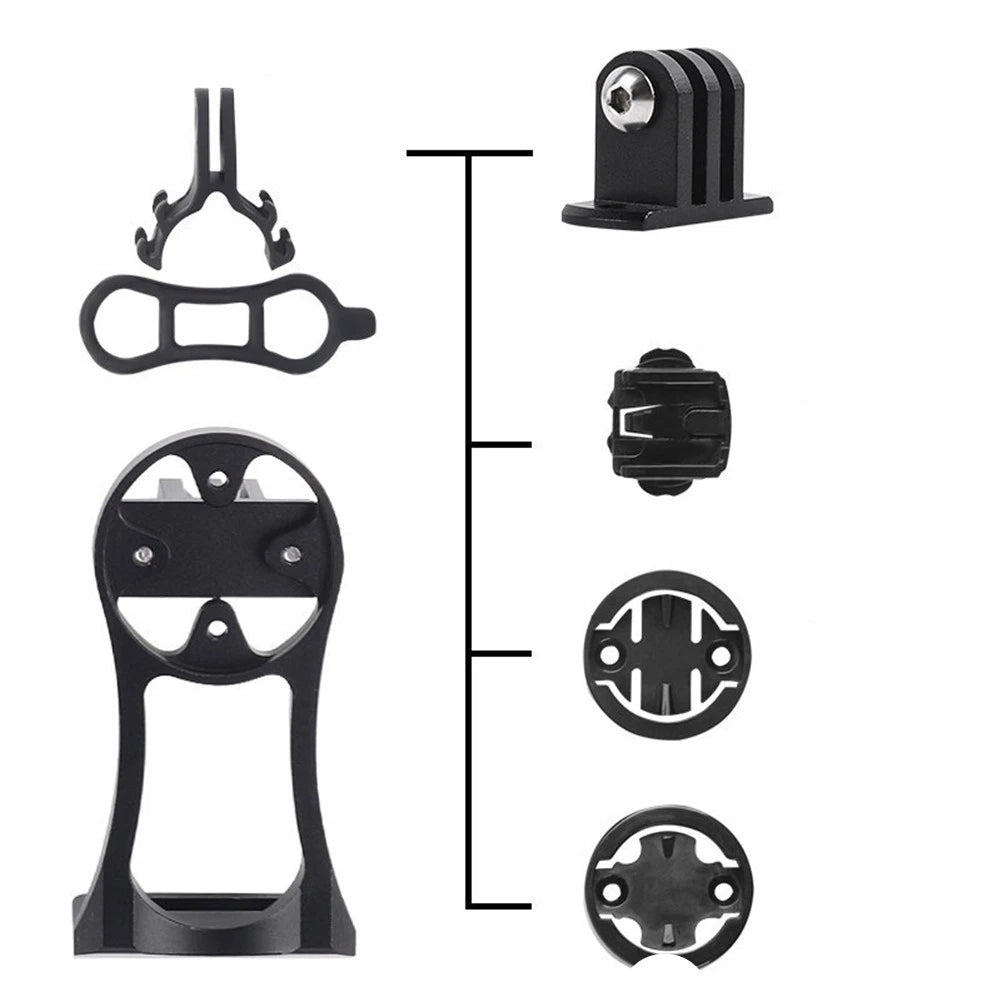 Bike Stem Extension Mount Holder Set For Garmin For Bryton For Cateye For GoPro