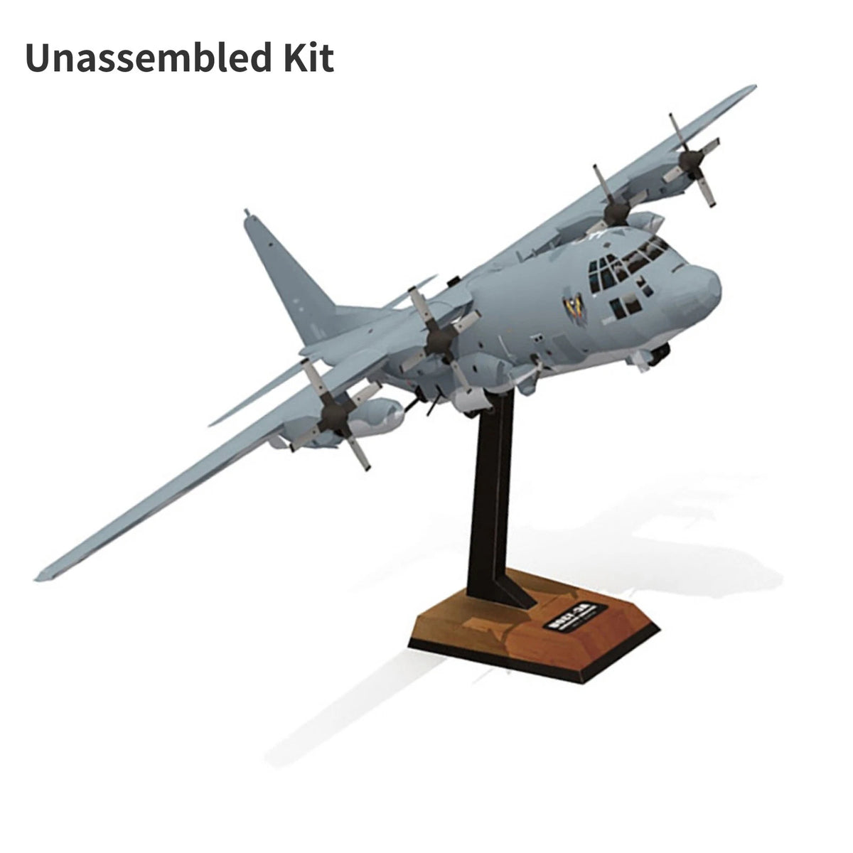 Unassembled Lockheed AC-130U Ghost Aerial Gunship Model Aircraft Paper Model