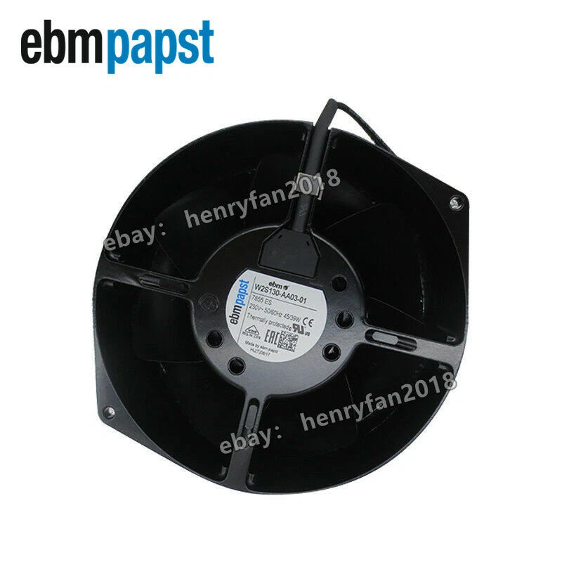 Ebmpapst W2S130-AA03-01 7855ES Cabinet Cooling Fan 230V 39/45W 2800RPM Axial Fan
