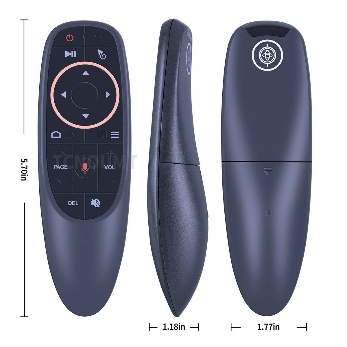 Bluetooth Voice Remote Control Air Mouse 2.4G Gyroscope For Android TV Box