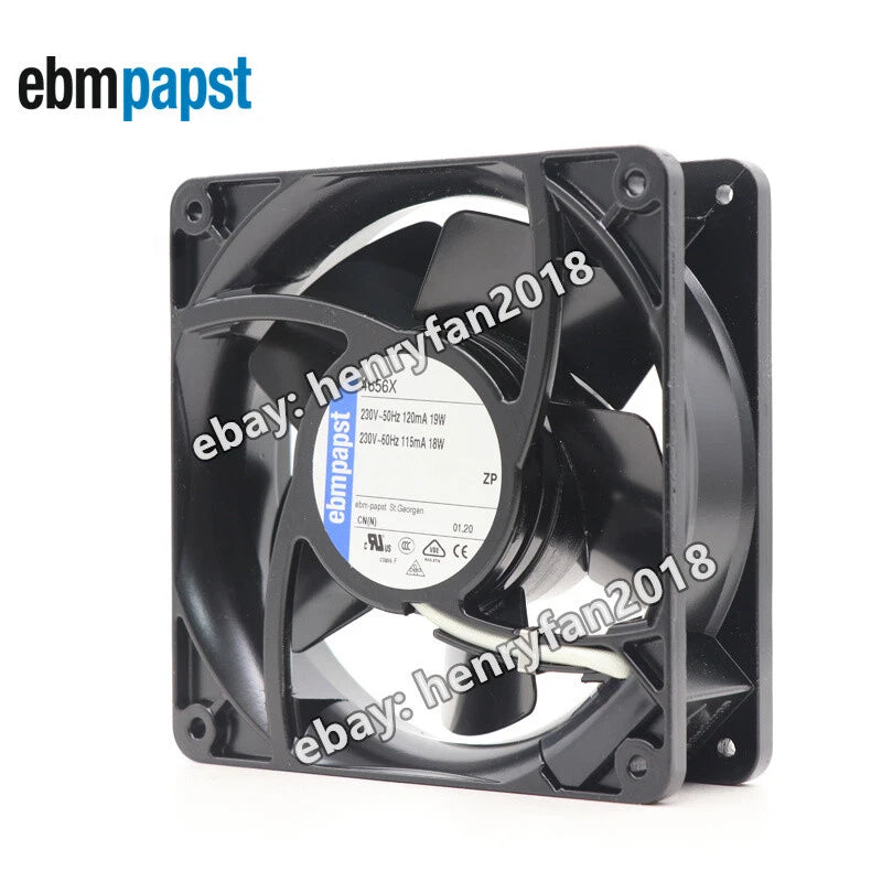 Ebmpapst 4656X Axial fan 230VAC 19/18W 115mA 120x120x38MM Cabinet Cooling Fan