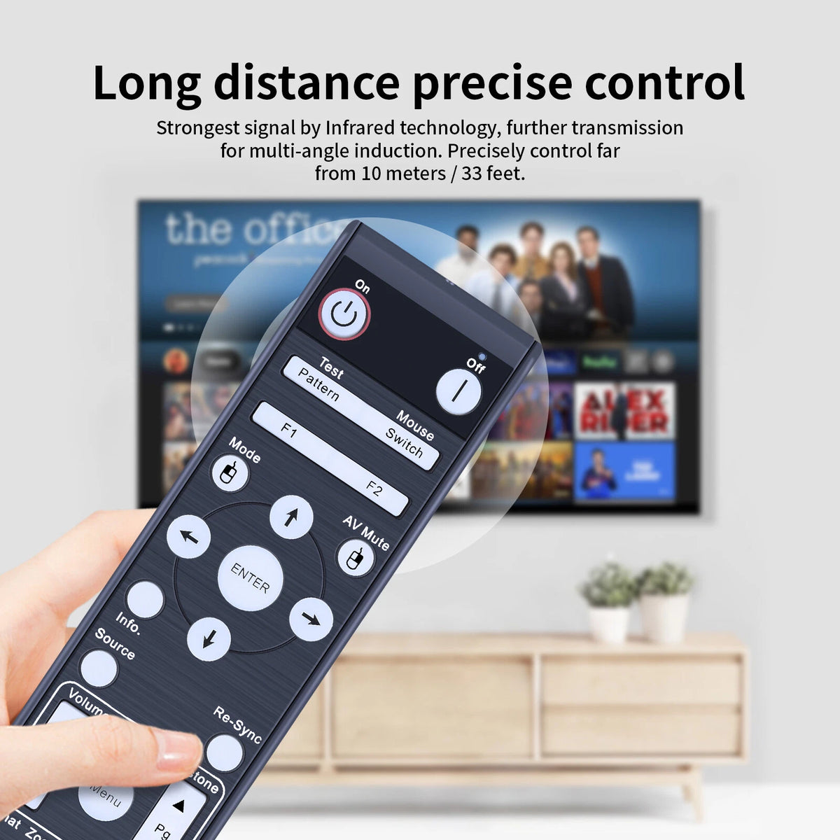 Remote Control For Optoma Projector EH503 H515T X515 WU515T W415 EX600