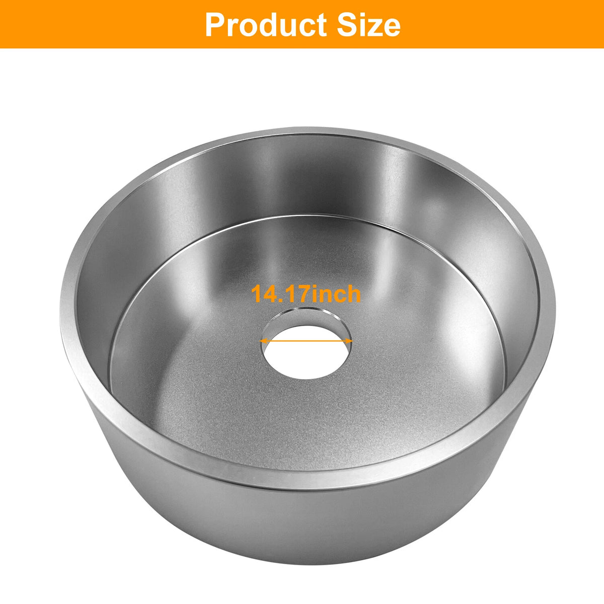 Wheel Balancer Large Truck Rim Spacer Backing Plate - 36mm Shaft Coats -Sliver
