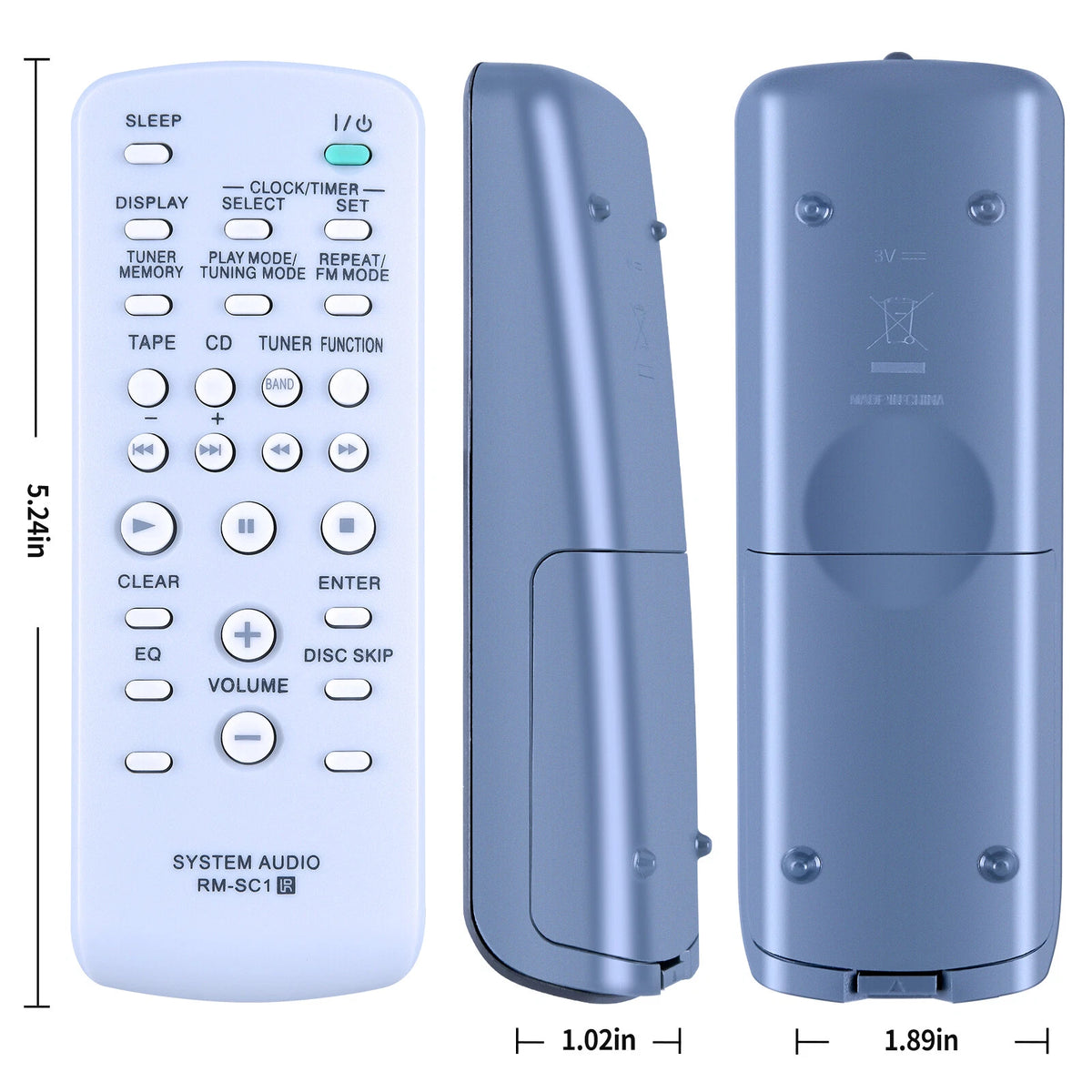 RM-SC1 Remote Control For Sony Mini Hi-Fi CMT-NE3 MHC-GX250 MHCGX250 MHC-GX450