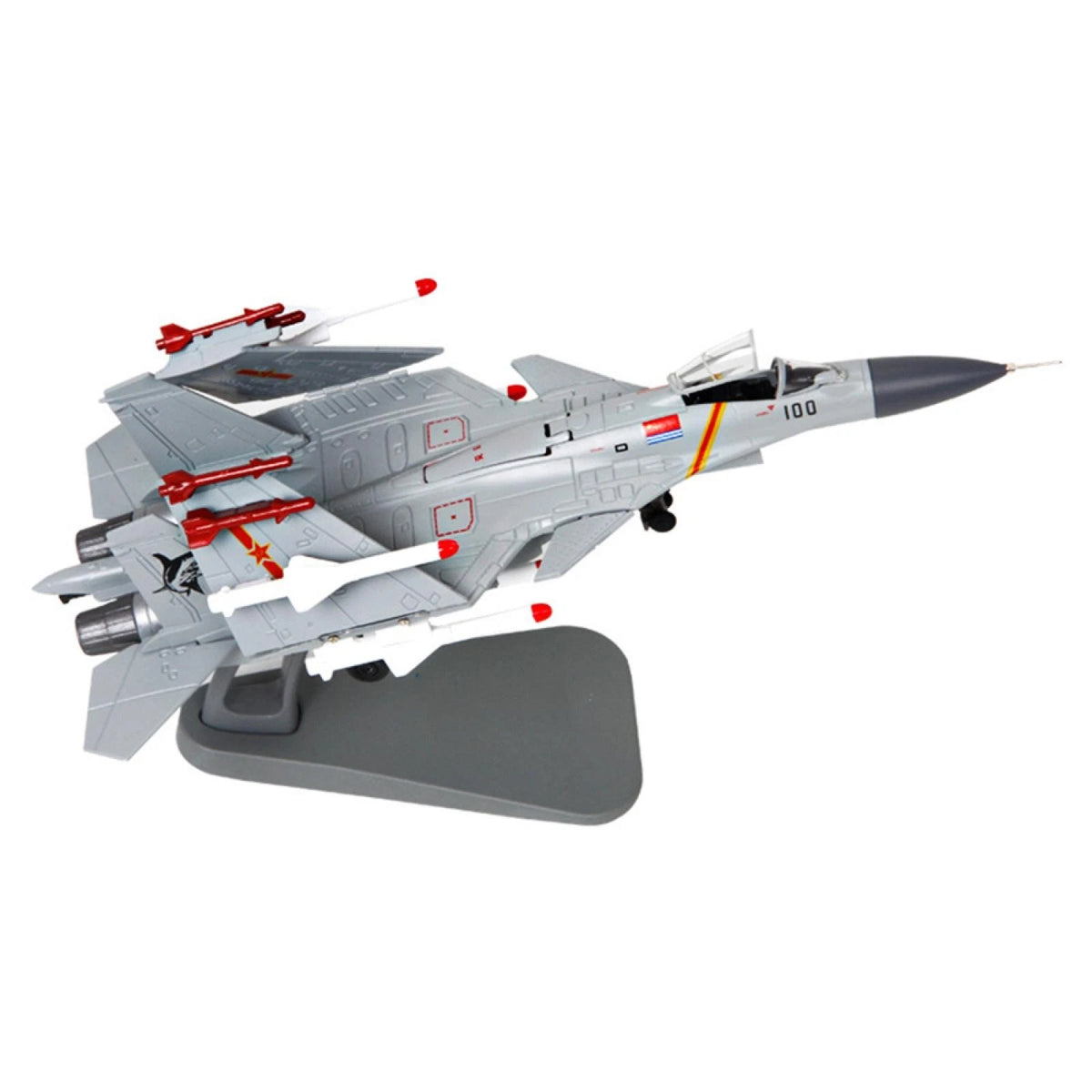 1:100 J-15 Military Scene Fighter Aircraft Diecast Plane Model China Air Force