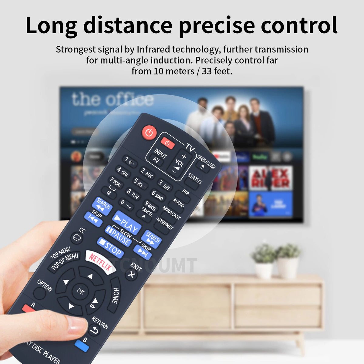 N2QAYB001023 Remote Control For Panasonic DVD Home Theater DMP-BDT270