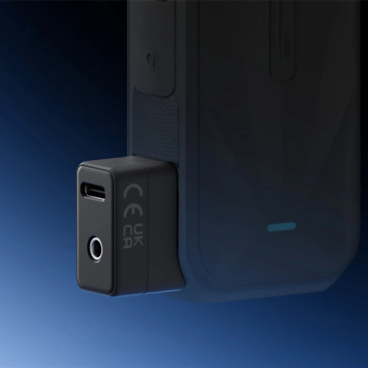 For Insta360 X5 Microphone Adapter with 3.5mm Audio Jack and USB-C Durable