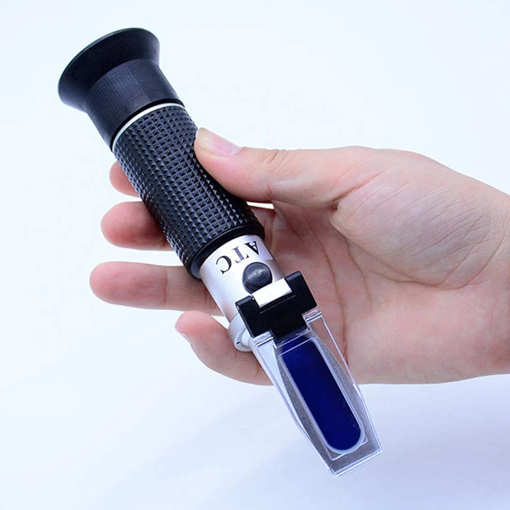 aichose Brix Refractometer with ATC, Dual Scale - Specific Gravity & Brix,...