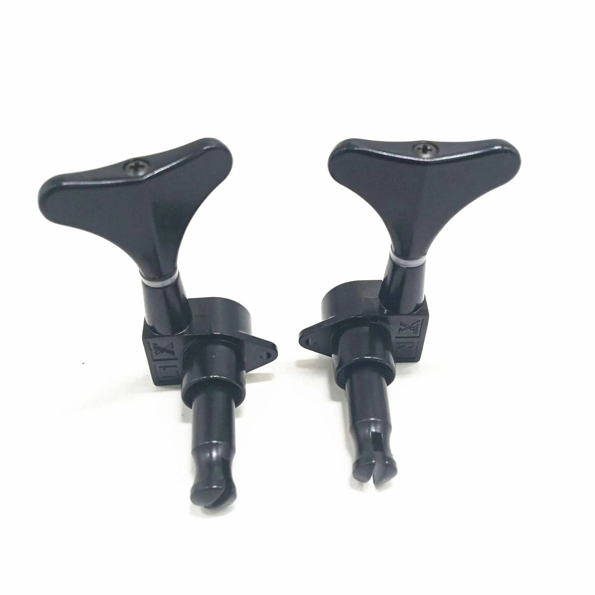 Black 2L+2R 4 Acoustic Guitar String Tuning Pegs Closed Gear Machine Heads E