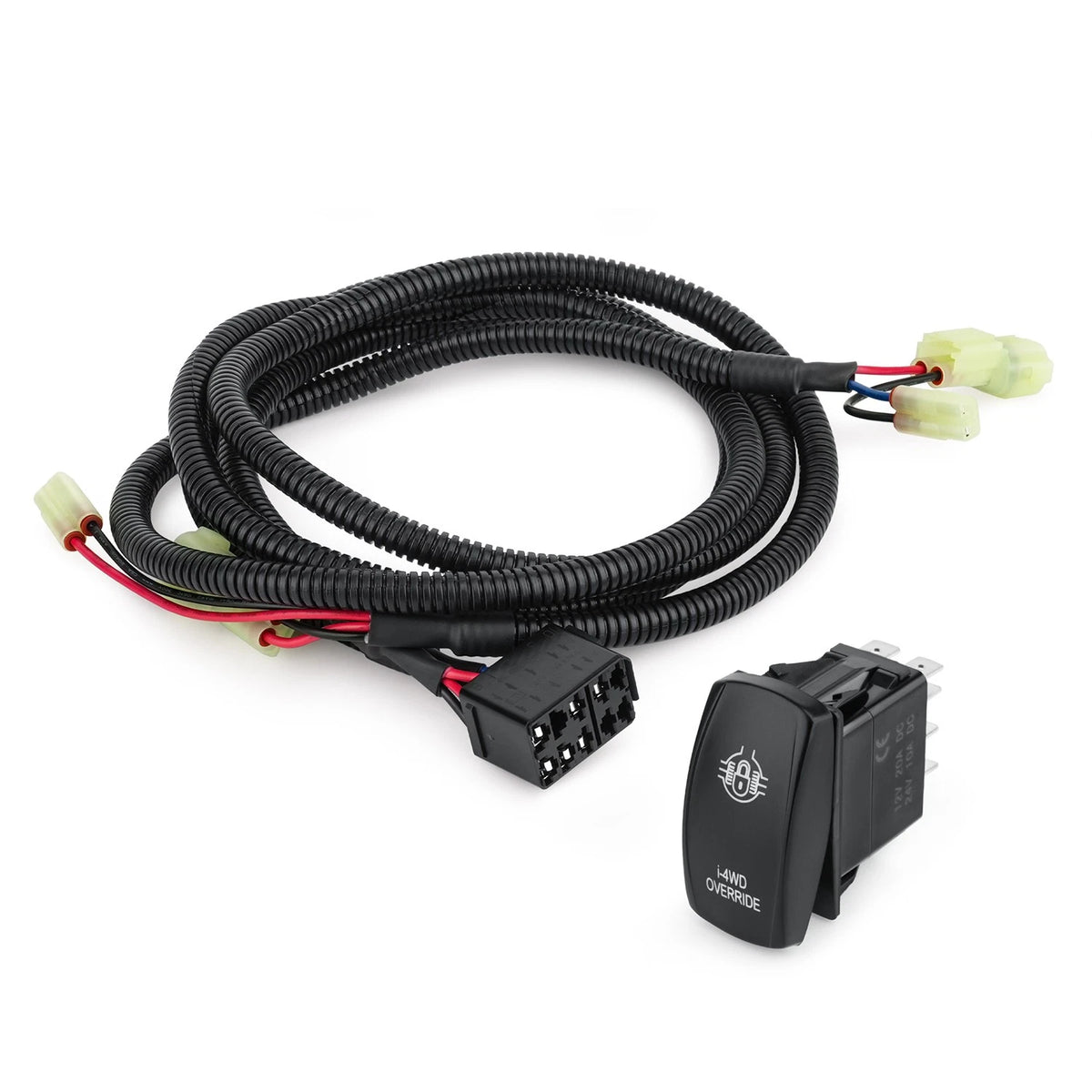 Differential Override I-4WD to 4X4 Switch Wiring Harness Bypass Kit For Honda