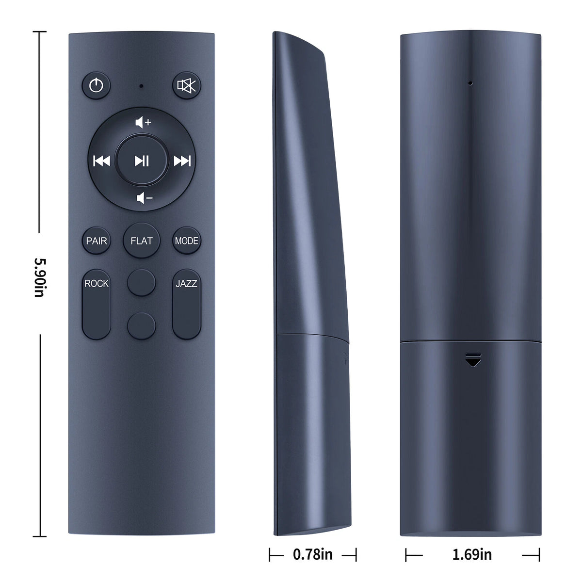Replacement Remote Control For MAJORITY BOWFELL BOW-BAR-BLK Compact Sound Bar
