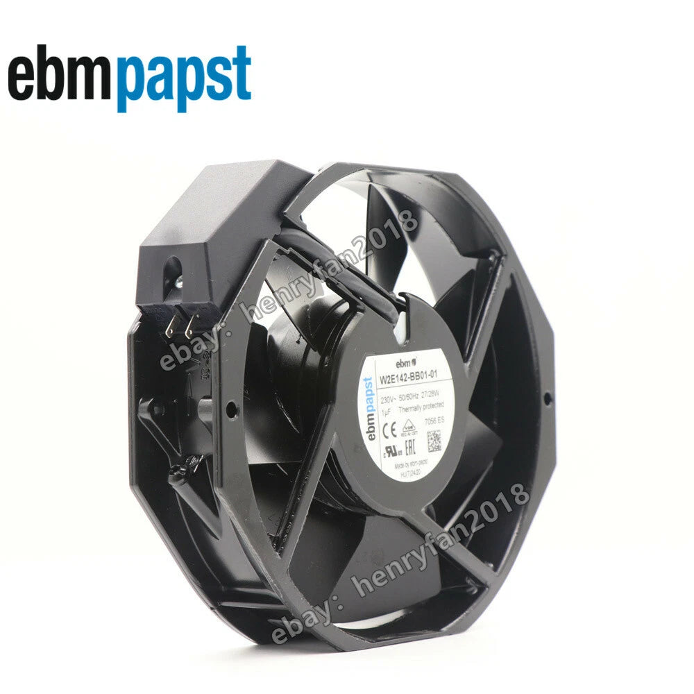 1pcs Ebmpapst W2E142-BB01-01 7056ES Axial Fan 230VAC 27/28W UPS Cooling Fan