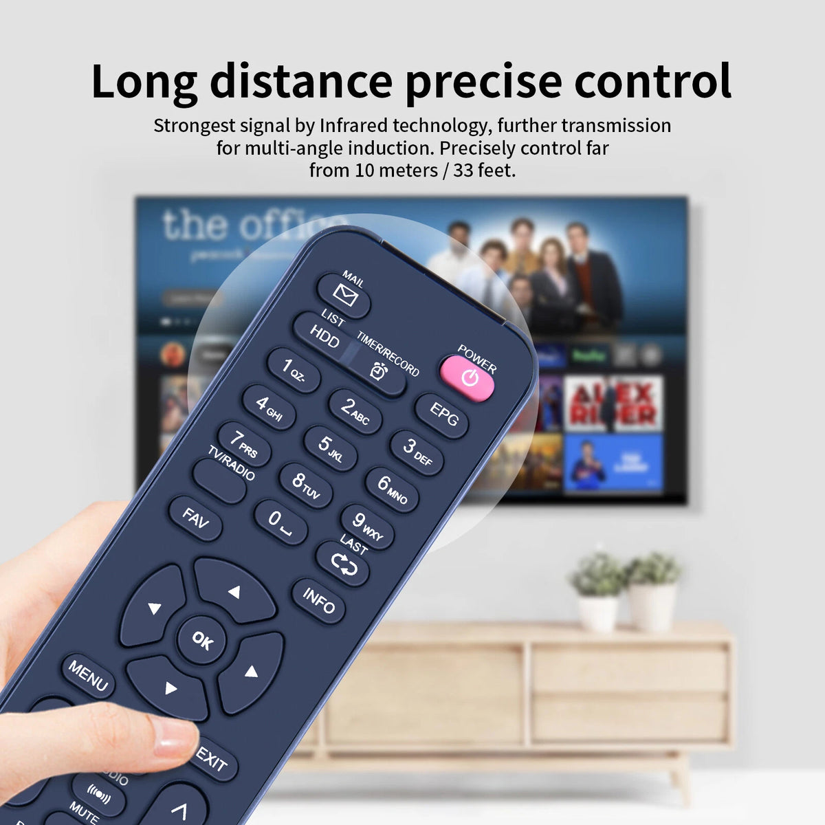 Replacement Remote Control For Sun Direct HD Setup Box