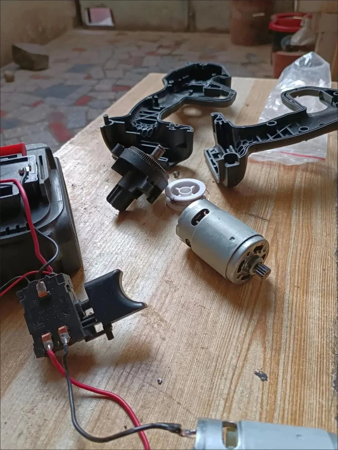 Fielect Electric Gear Motor 12 Teeth for Various DC 18V 12Teeth 20500RPM