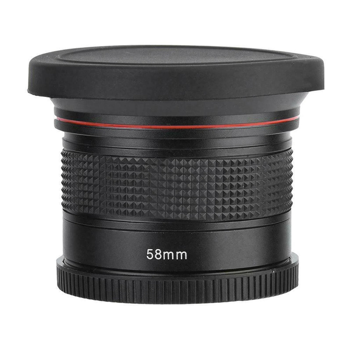 58mm 0.35X Fisheye Camera Lens Wide Angle For Canon Rebel T7 EOS 80D 77D 70D