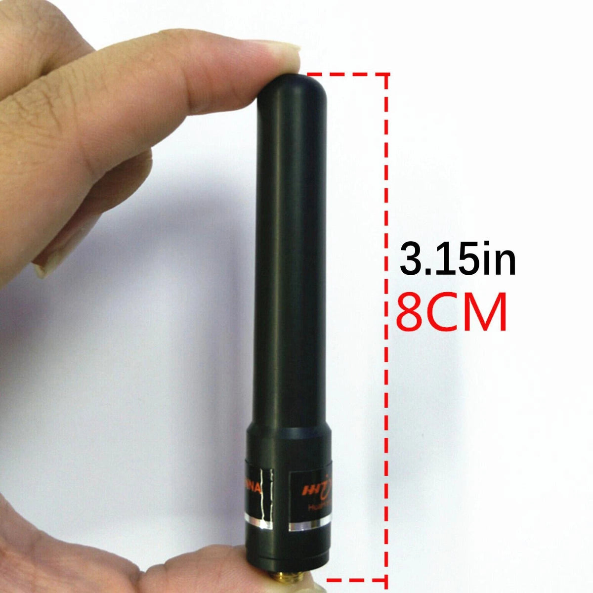 8cm/3" Length 145/435MHz UV Dual Band High Gain Walkie Talkie SMA-Female Antenna