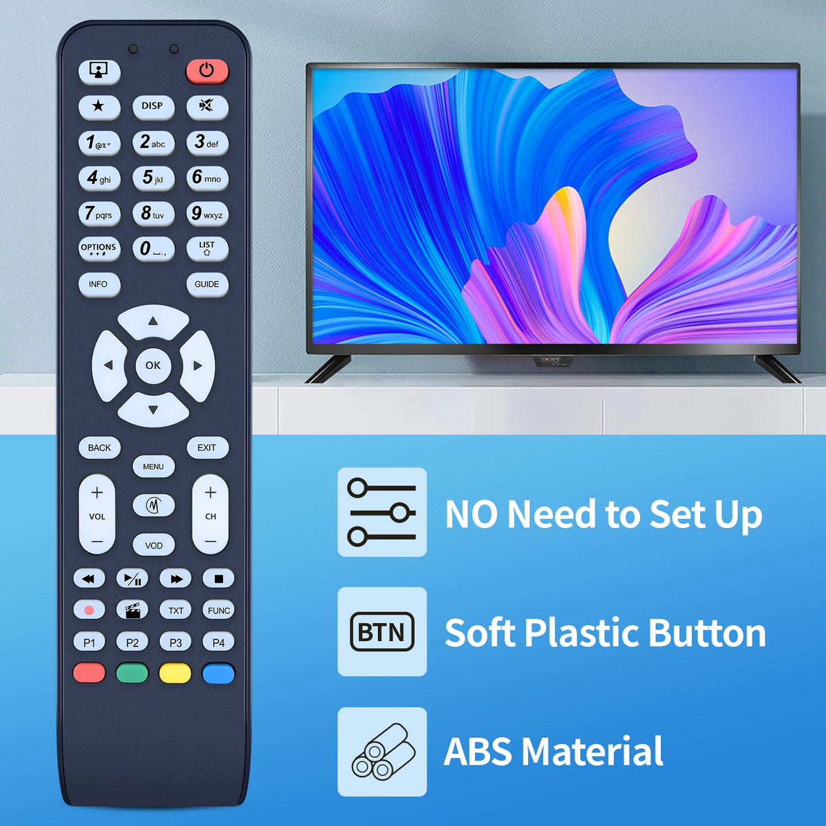 Replacement Remote Control For Multi Media polska RC1994956/01 RC1994963/01