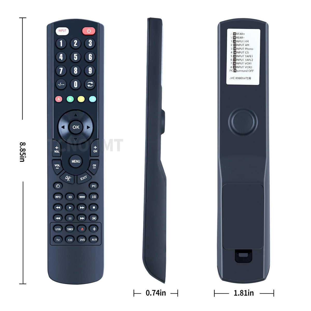 Replacement Remote Control For Bose SoundTouch 300 421650 Sound Bar