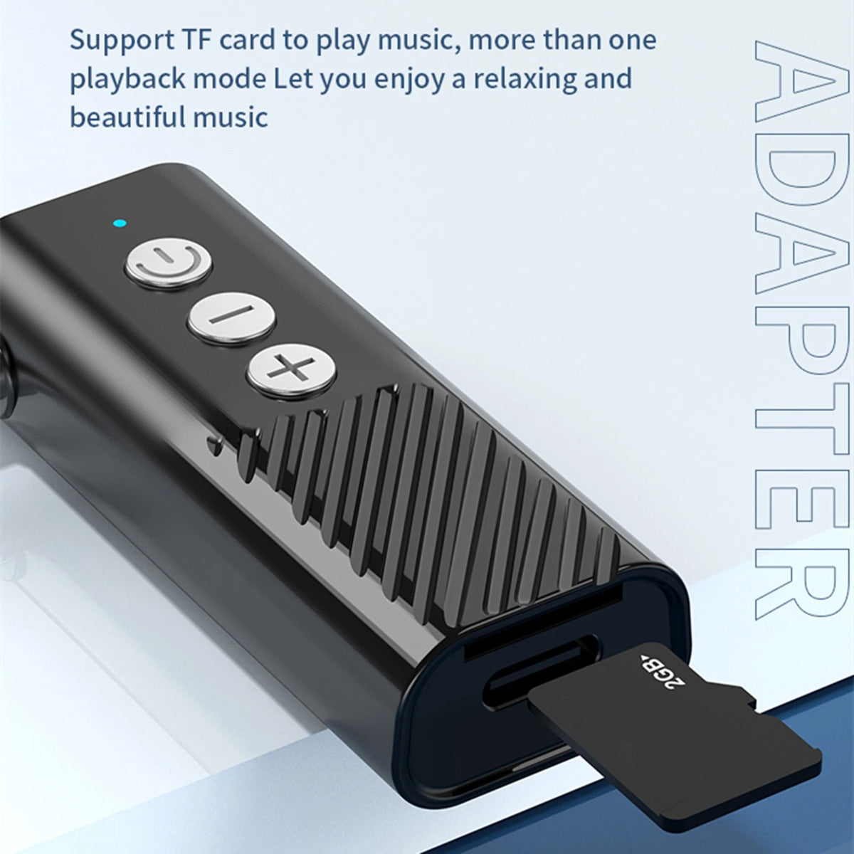 Jack Aux 5.3 Transmitter Receiver 3-in-1 Wireless Bluetooth Adapter Audio 3.5mm