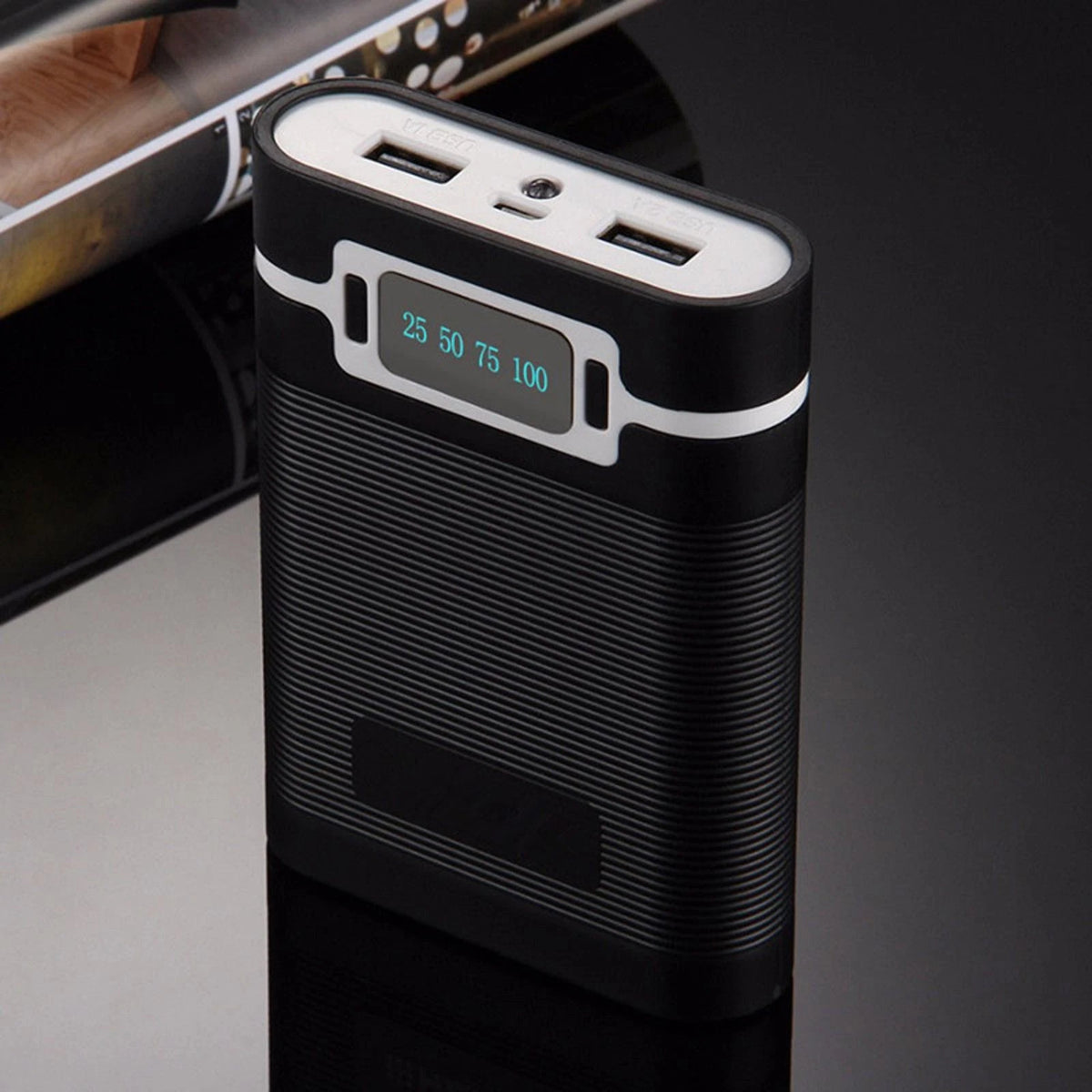 Dual USB Ports 5V/2.5A Portable Power Bank Case Housing With Charging Module