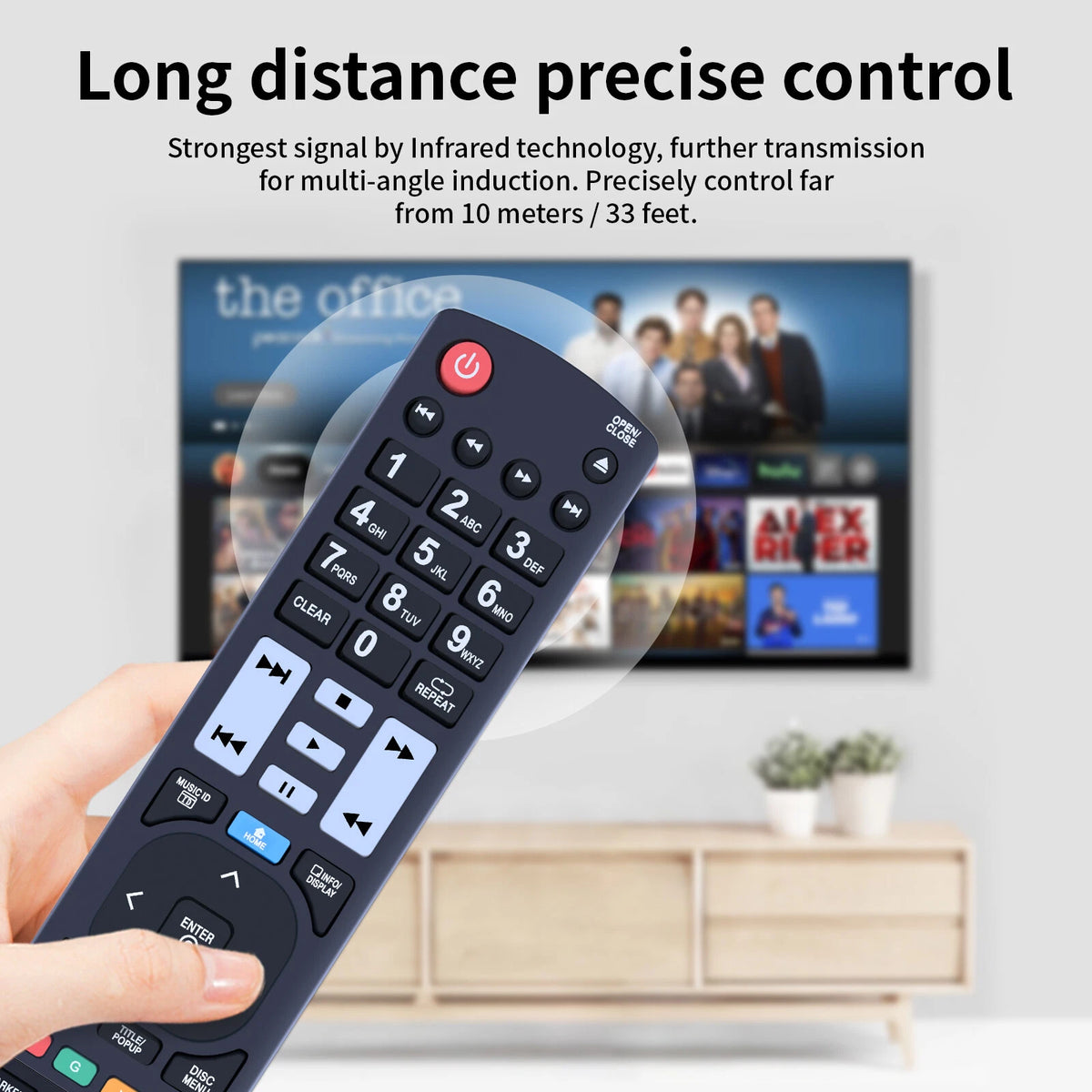 AKB72975301 Remote Control For LG Player BD550 BD560 BD560C BD590C