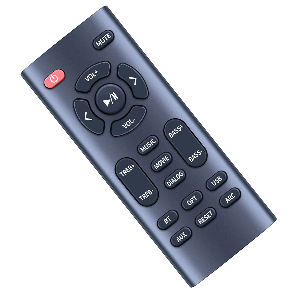 Replacement Remote Control For MEGACRA Sound Bar, BESTISAN 50 Watts Soundbar