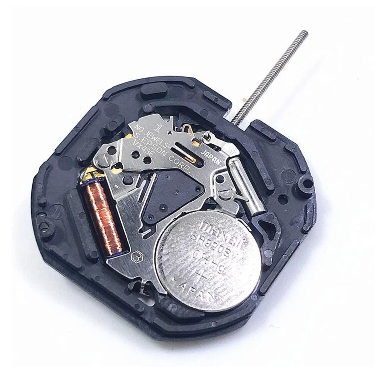 Date Day Quartz Watch Movement Replacement For Seiko 7N43A V343 V348 V743 Y143