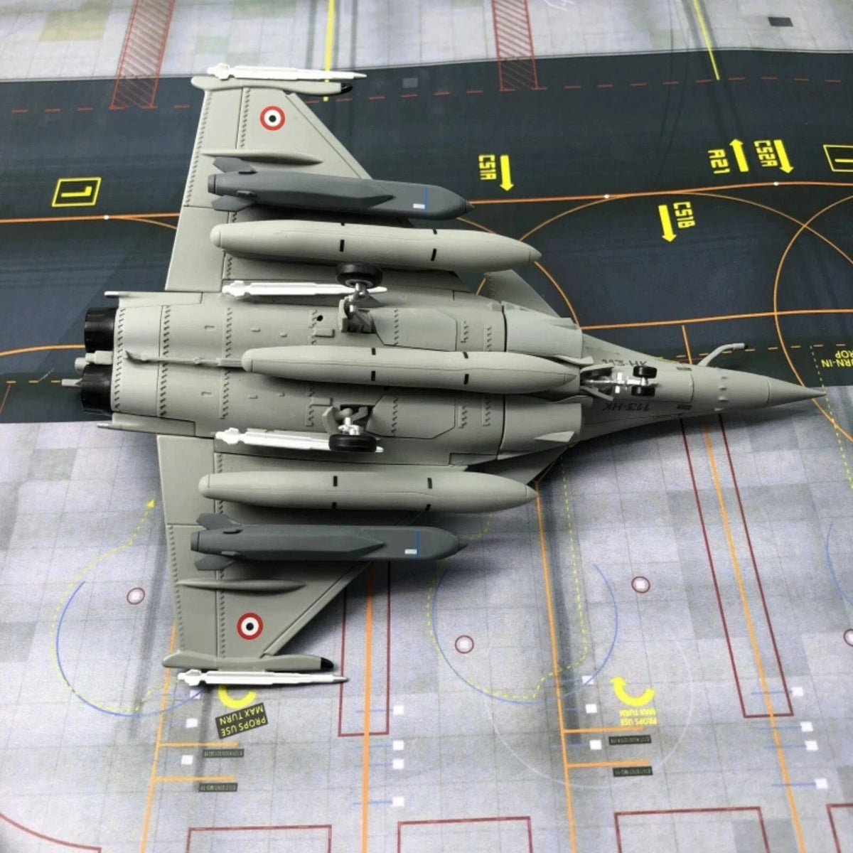 1/72 French Air Force Rafale B Fighter Finished Alloy Model Airplane Toy Gift