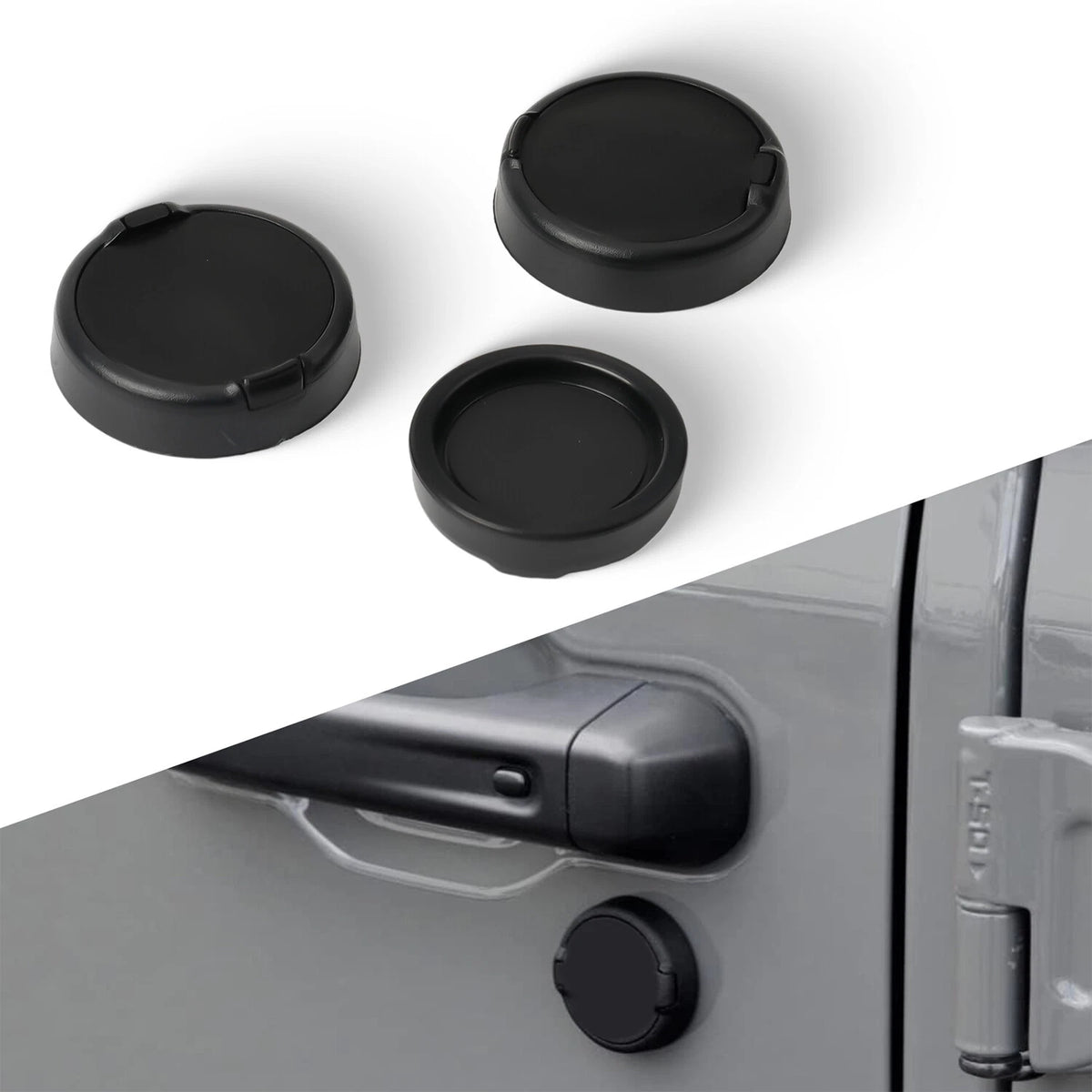For Jeep JL Wrangler Gladiator 2018-2024 Door Keyhole Cover