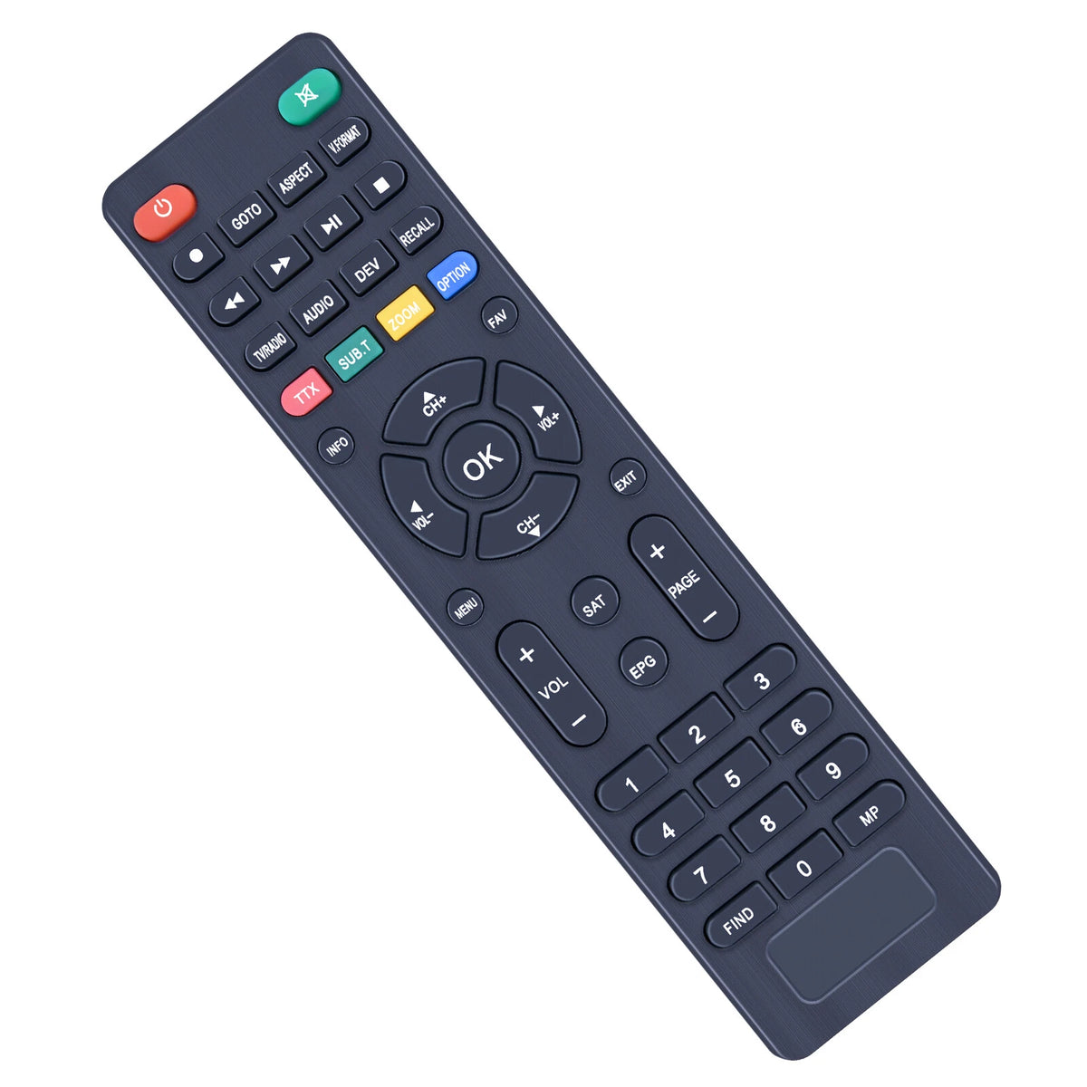 Replacement Remote Control For Golden Interstar HD FTA+, FTA-S, FTA S2
